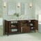 James Martin Vanities 72'' Double Vanity, Mid Century Walnut w/ 3 CM Eternal Jasmine Pearl Quartz Top 485-V72-WLT-3EJP - alternate 5